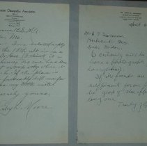 Page 145 of the Laughlin Portrait Committee Correspondence Scrapbook