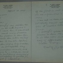 Page 146 of the Laughlin Portrait Committee Correspondence Scrapbook