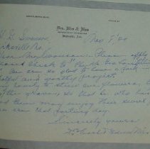 Letter from Carl and Edna Nies to H.G. Swanson