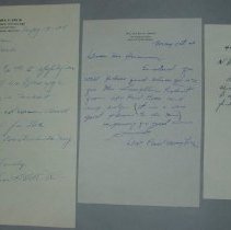 Page 156 of the Laughlin Portrait Committee Correspondence Scrapbook