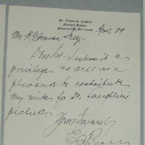 Letter from Edwin C. Pickler to H.G. Swanson