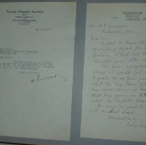 Page 160 of the Laughlin Portrait Committee Correspondence Scrapbook