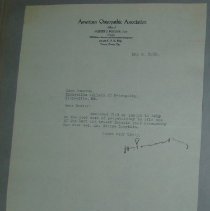 Letter from Hubert J. Pocock to H.G. Swanson