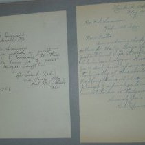 Page 162 of the Laughlin Portrait Committee Correspondence Scrapbook