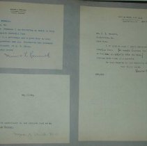 Page 165 of the Laughlin Portrait Committee Correspondence Scrapbook