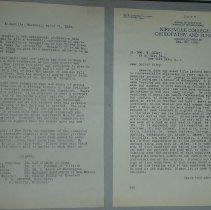 Page 169 of the Laughlin Portrait Committee Correspondence Scrapbook