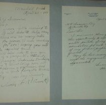 Page 177 of the Laughlin Portrait Committee Correspondence Scrapbook