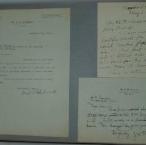 Page 178 of the Laughlin Portrait Committee Correspondence Scrapbook