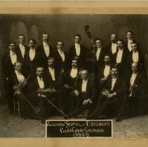 ASO glee club & orchestra group photo 1898-1899