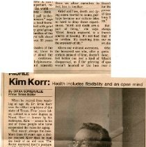 Profile Kim Korr: Health Includes Flexibility and an Open Mind