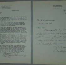 Page 192 of the Laughlin Portrait Committee Correspondence Scrapbook