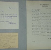 Page 193 of the Laughlin Portrait Committee Correspondence Scrapbook