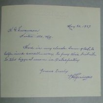 Letter from V.L. Springer to H.G. Swanson