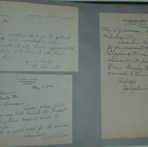 Page 201 of the Laughlin Portrait Committee Correspondence Scrapbook