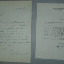 Page 202 of the Laughlin Portrait Committee Correspondence Scrapbook