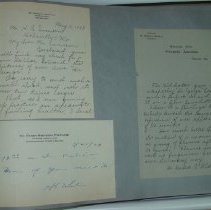 Page 217 of the Laughlin Portrait Committee Correspondence Scrapbook