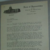 Letter from Asa Willard to H.G. Swanson