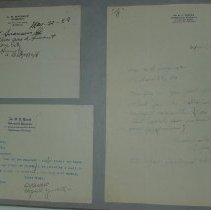 Page 224 of the Laughlin Portrait Committee Correspondence Scrapbook