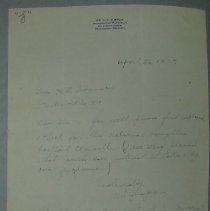 Letter from N.A. Zuspan to H.G. Swanson