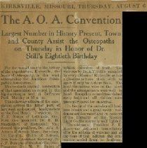 The American Osteopathic Association Convention