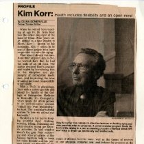 Irvin Korr Scrapbook Page 1