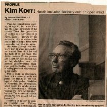 Profile Kim Korr: Health Includes Flexibility and an Open Mind