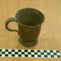 Pewter cup used by Andrew Taylor Still