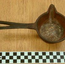 Bullet lead ladle used by Andrew Taylor Still