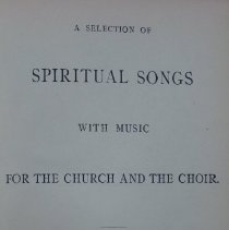 Spiritual Songs by Rev. Charles Robinson title page 1878