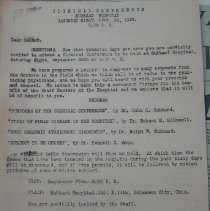 Clinical Conference Hubbard Hospital