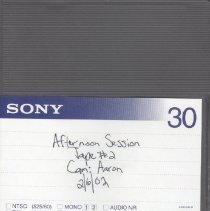 Afternoon Session Tape # 2