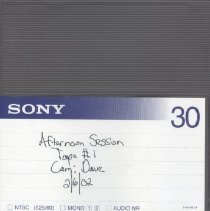 Afternoon Session Tape # 1