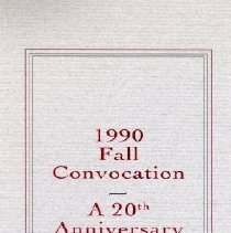 TCOM 1990 Convocation Program