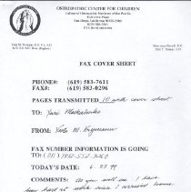 Fax of Two Drafts of Possible Physiological Mechanism of Slow Periodical Fl