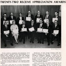 Twenty-Two Receive Appreciation Awards