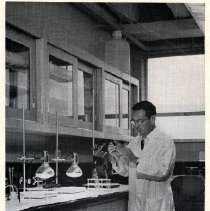 Irvin Korr in Laboratory