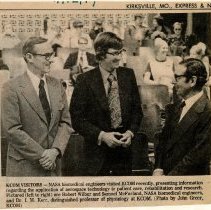 Irvin Korr with NASA Scientists