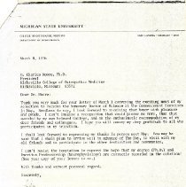 Correspondence between Irvin Korr, H. Charles Moore and Pauline Donald