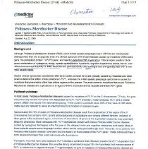 Pelizaeus-Merzbacher Disease