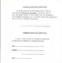 Friend of Osteopathy Form