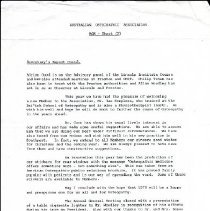 Australian Osteopathic Association Meeting Minutes