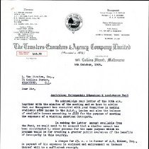 Letter to L. Van Straten from L.G. Bant