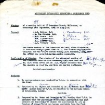 Meeting Minutes for Australian Osteopathic Education and Assistance Fund