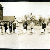 Baseball Team With Opponent Graves