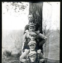 Howard Freeman and Friends in Front of Tree