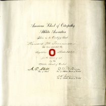 ASO Baseball Certificate