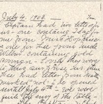 Alice Patterson Diary Entry