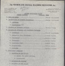 Sutherland Cranial Teaching Foundation Agenda Foundation Board Annual Meeti