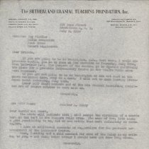 Correspondence from Chester L. Handy to the Friends of the Foundation forwa
