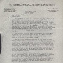 Correspondence from Rollin E. Becker to the SCTF Board